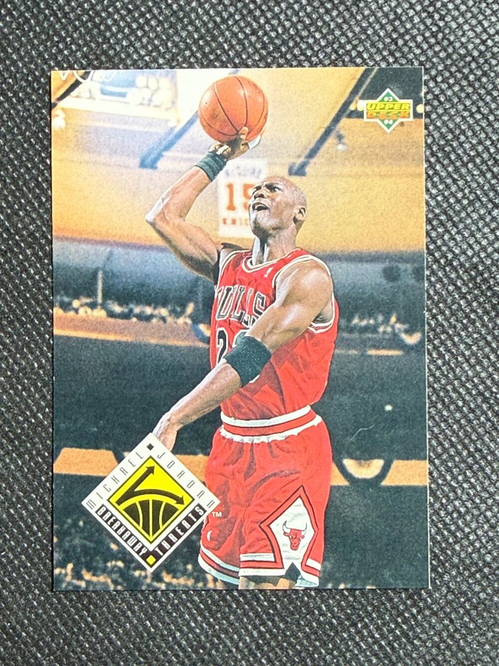 1993 Upper Deck #438 Michael Jordan Breakaway Threats Bulls HOF